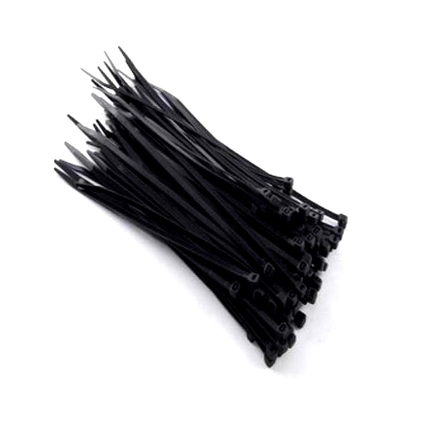 Хомут нейлон 4,8*400 (100 шт), Черный