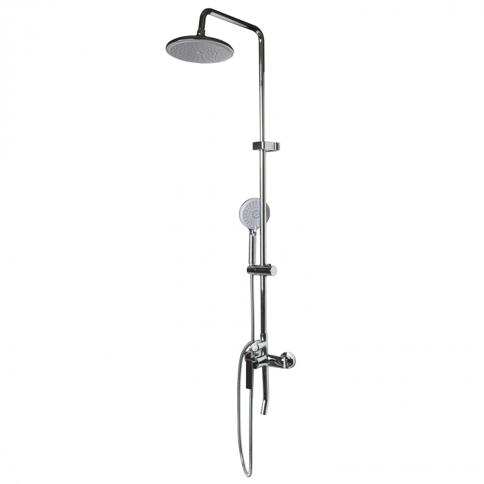 Душевая система ML2418 (смеситель40К с изл+лейка 5поз. +душ. шланг+тропич. душ. )