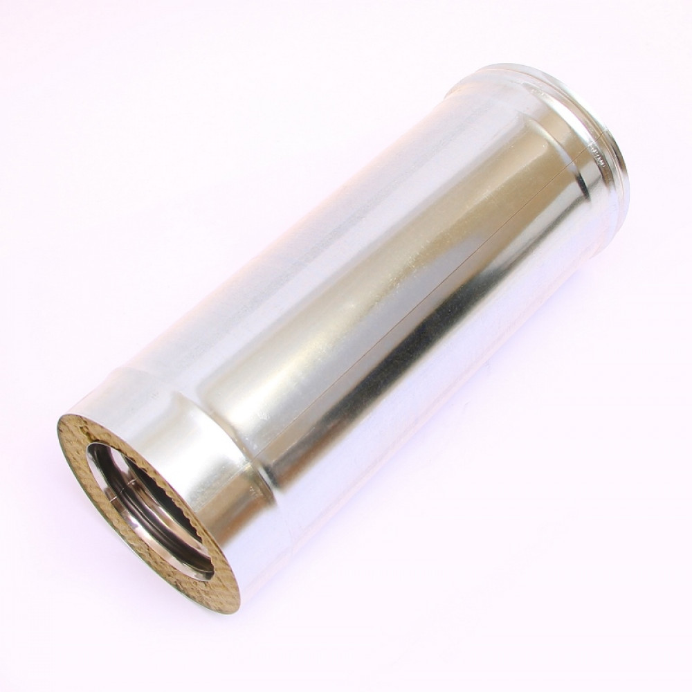 Сэндвич-дымоход 1 м( 430/ 0,8) ф115х200 нерж+нерж