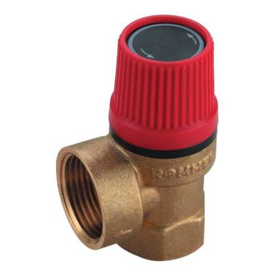 ROMMER Клапан предохранительный для отопления 1,5 бар 1/2 х3/4