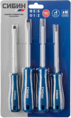 Сибин набор отверток 4 предмета