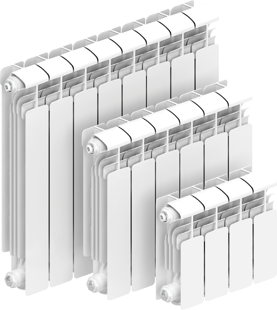 Радиатор алюминиевый RIFAR ALUM 200 - 12 секций