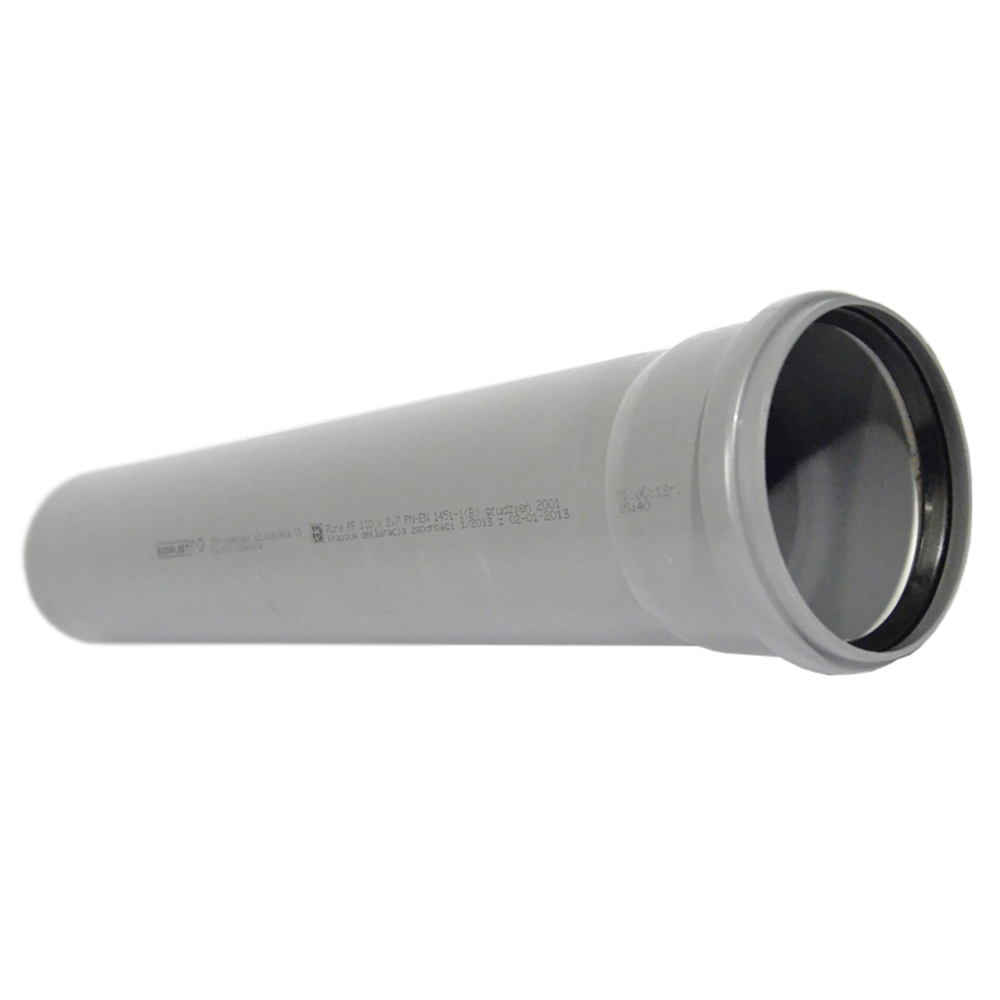 Труба 110х1500 мм (внутренняя канализация)