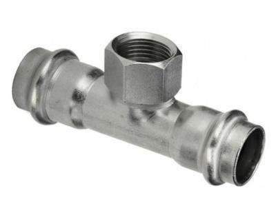 Тройник с вн.р. нерж. сталь 28х3/4"