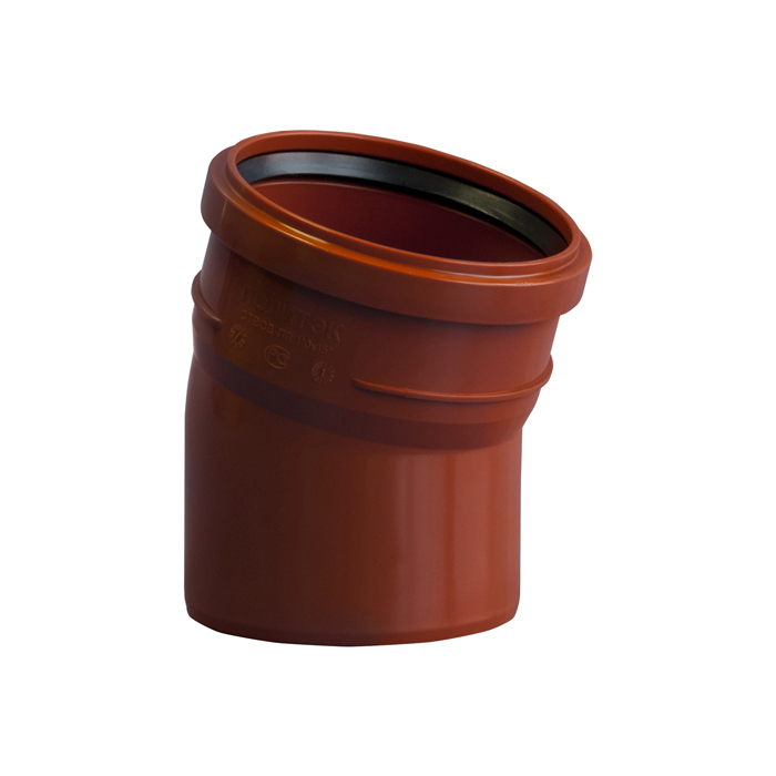 Отвод 110х15* Наружная