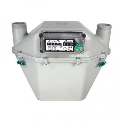 Счетчик газа бытовой СГД-3Т-1-2 G6 с термокомпенсацией (м\о 200мм, резьба 32, без адаптеров) правый,