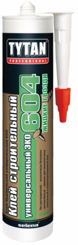 Клей строительный ТИТАН №604 ЭКО универсальный белый 440гр