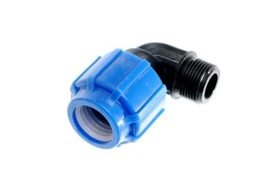 Отвод ПЭ с нар.труб.рез. 20х3/4