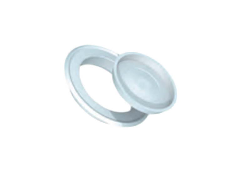 Розетка декоративная d 100 мм стальная