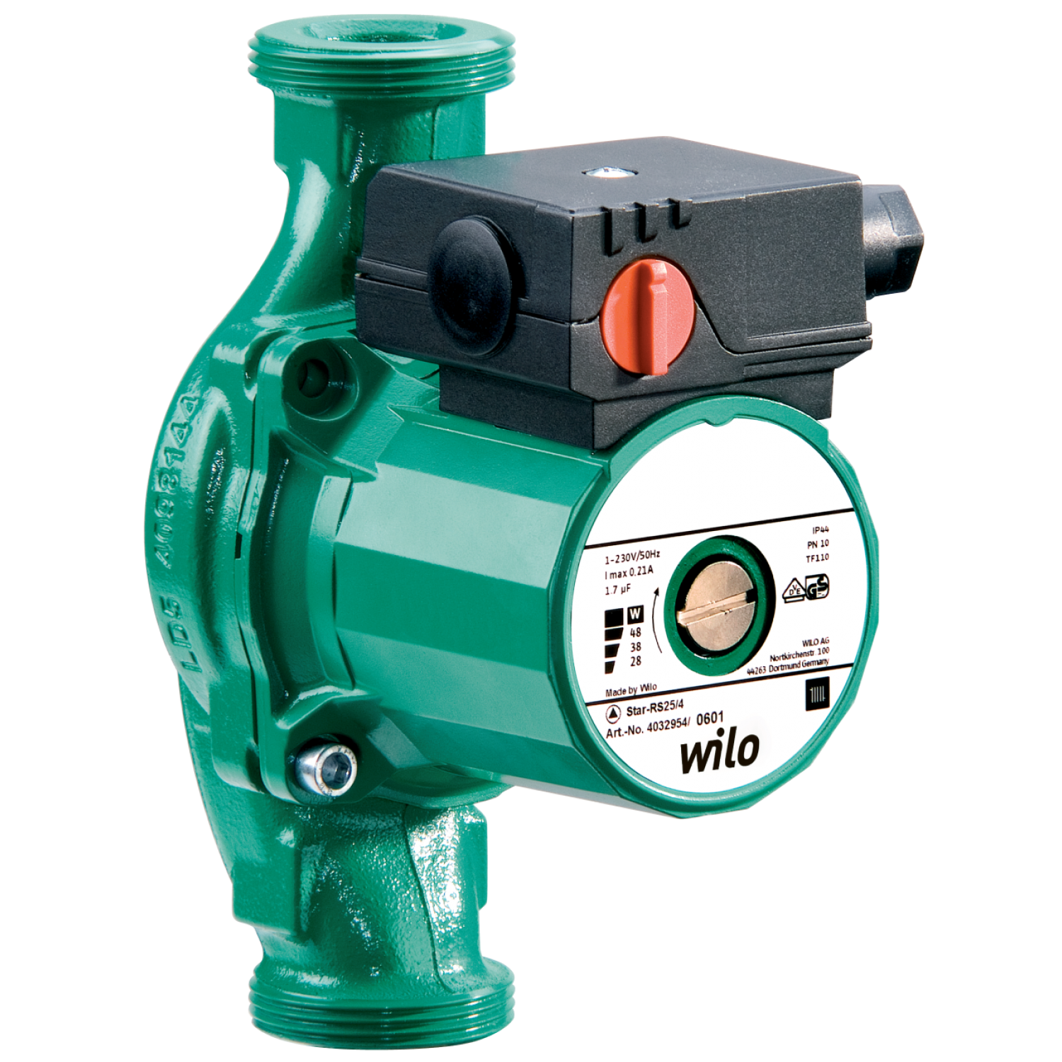 Wilo Star-RS 25/4 с гайками насос циркуляционный