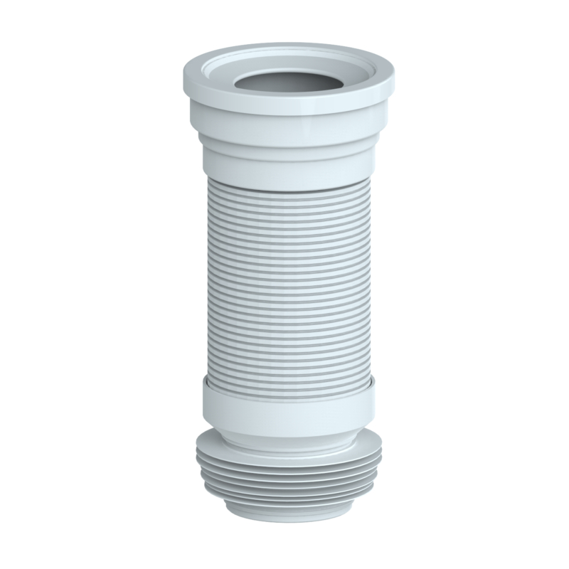 Т828 Удлинитель для унитаза (гофра) с гребенкой 250-500 мм